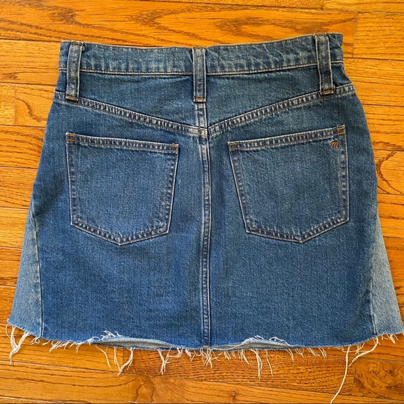 MADEWELL A Line Denim Skirt Pieced Edition - Picture 3 of 5